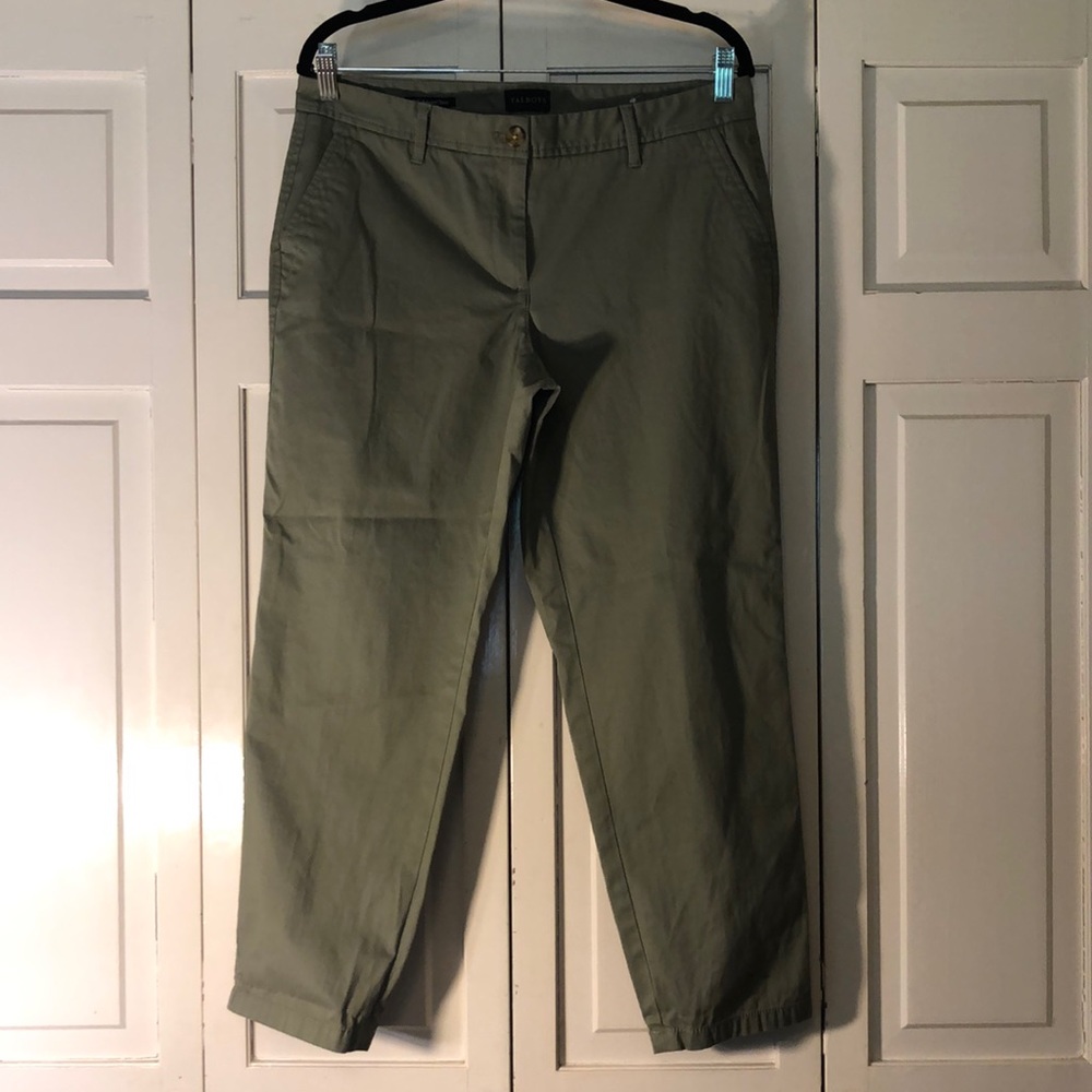 Talbots Relaxed Chino Olive Green SZ 10P